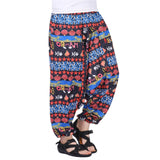 Whitewhale Men's Cotton Solid Harem Pants Yoga Trousers Hippie Pant