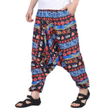 Whitewhale Men's Cotton Solid Harem Pants Yoga Trousers Hippie Pant