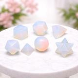 White Whale Healing Crystal Gemstone 7 Pieces Balancing Sacred Stone