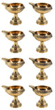 White Whale Diya for Pooja Made of Pure Brass - Kuber Diya Diwali Decoration