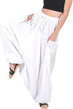 Whitewhale Men Women Cotton Baggy Hippie Boho Gypsy Aladdin Yoga Harem Pants
