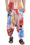 Whitewhale Men's Cotton Solid Harem Pants Yoga Trousers Hippie Pant