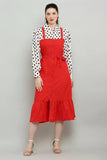 WhiteWhale Dresses for Women Regular Women's  Fit and Flare Polka Dot Dress