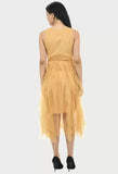 WhiteWhale Dresses for Women Regular Women's High Low Net Dress.