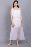 WhiteWhale Dresses for Women Regular Women's Causual Stylish Shoulder Strap Dress.