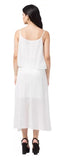 Whitewhale Women's Stylish Calf Length Sleeveless Midi Dress