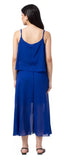 Whitewhale Women's Stylish Calf Length Sleeveless Midi Dress