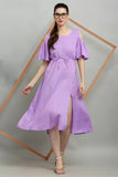Whitewhale FIT & Flare Calf Length Dress for Women