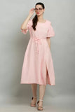 Whitewhale FIT & Flare Calf Length Dress for Women