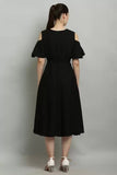 Whitewhale FIT & Flare Calf Length Dress for Women