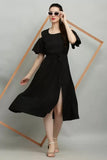 Whitewhale FIT & Flare Calf Length Dress for Women