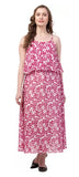 Whitewhale FIT & Flare Shouler Strap Calf Length Dress for Women