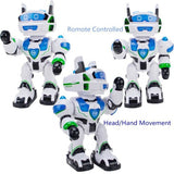 White Whale AGENT ALEXSON REMOTE CONTROL ROBOT TOY (WHITE)