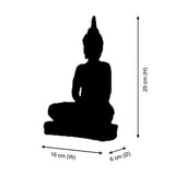 White Whale Handcrafted Buddha Statue/Figurine/Idol, Decorative Showpiece | for Living Room, Home Decor |