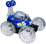 White Whale Ben 10 Rechargeable Stunt Car Big Size 360 Degree Rotating- Remote Control (Multi Color-Assorted)
