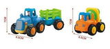 White Whale Unbreakable Automobile Car Toy Set
