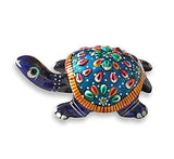 White Whale Lucky Turtle Unique Metal Work Turtle Figurine Good Luck Charm