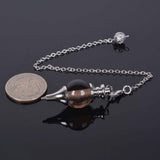 White Whale Healing Crystal Gemstone Dowsing 40mm Crystal Healing Chakra Reiki Point Pendulum