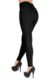 Whitewhale Women's High Waisted Rayon Lycra Leggings Super Soft Full Length Opaque Slim