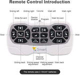 White Whale Remote Control Soccer Robot Toy with USB Charging and Multifuctional Remote