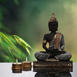 White Whale Handcrafted Buddha Statue/Figurine/Idol, Decorative Showpiece | for Living Room, Home Decor |