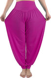 Whitewhale Women's Knits Comfortable Harem Yoga Pants Long Baggy Sports Workout Dancing Trousers