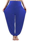 Whitewhale Women's Knits Comfortable Harem Yoga Pants Long Baggy Sports Workout Dancing Trousers