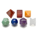 White Whale Reiki Healing Crystal Gemstone 7 Pieces Balancing Sacred Stone