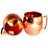 White Whale Handmade 100% Pure copper Moscow Mule mugs
