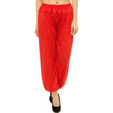 Whitewhale Women Rayon Elastic Waist Drawstring Summer Casual Baggy Hippie Yoga Pants