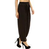 Whitewhale Women Rayon Elastic Waist Drawstring Summer Casual Baggy Hippie Yoga Pants
