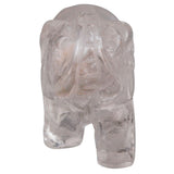 Whitewhale Healing Crystal Guardian Rock Quartz Elephant Pocket Stone Figurines Carved Gemstone