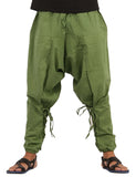 Whitewhale Men Women Cotton Solid Harem Pants Yoga Trousers Hippie Pants