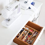 White Whale Drawer Dividers silverware tray Expandable Utensil Cutlery Tray Wooden Adjustable Flatware Organizer Kitchen Storage Holder for Knives Forks Spoons Accessories Gadgets