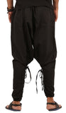 Whitewhale Men Women Cotton Solid Harem Pants Yoga Trousers Hippie Pants