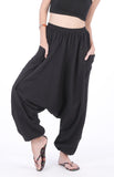 Whitewhale Men Women Cotton Baggy Hippie Boho Gypsy Aladdin Yoga Harem Pants