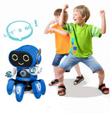 White Whale Octopus Shape Electric Robot Colorful Music Flashing Lights Dance Toy for Kids
