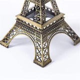 White Whale Antique Finish 3D Metal Paris Eiffel Tower Metal Craft Famous Landmark Building Metal Statue, Cabinet, Office, Gifts Decorative