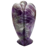 White Whale Amethyst Healing Crystal Gemstone Carved Pocket Crystal Guardian Angel Figurines
