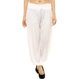 Whitewhale Women Rayon Elastic Waist Drawstring Summer Casual Baggy Hippie Yoga Pants