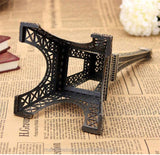 White Whale Antique Finish 3D Metal Paris Eiffel Tower Metal Craft Famous Landmark Building Metal Statue, Cabinet, Office, Gifts Decorative