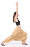 Whitewhale Men Women Cotton Baggy Hippie Boho Gypsy Aladdin Yoga Harem Pants