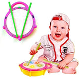 White Whale Flash Drum with 3D Lights, Music Baby Toy for 2 3 4 Year Kid Boy Girl