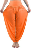 Whitewhale Women's Knits Comfortable Harem Yoga Pants Long Baggy Sports Workout Dancing Trousers