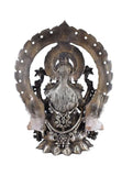 White Whale Goddess Lakshmi Statue,Hindu Goddess of Money, Wealth, Abundance, Fertility & Prosperity.
