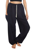 Whitewhale Women's Rayon Harem Hippie Boho Yoga Palazzo Casual Pants