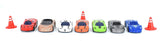 White Whale high Speed Car Launcher Along with Die cast Metal Cars and Stoppers