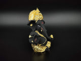 White Whale Lord Ganesha Statue for Car Dashboard God Ganesh Murti Ganpati Idol Figurine Gifts Home Décor