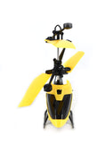 White Whale Remote Control Helicopter and Hand Sensor Charging Helicopter Toys with 3D Light Toys