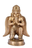 Whitewhale Garuda Murti Idol Brass Statue Holy Bird Figurine Lord Vishnu Hindu God Sculpture